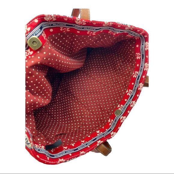 Tommy Hilfiger Zip Expandable Purse Tote Bag HTF NOS - Picture 9 of 12